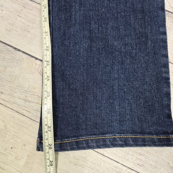 Gloria Vanderbilt Womens Amanda Blue Straight Leg Jeans Petites 16P Stretch - Picture 11 of 11